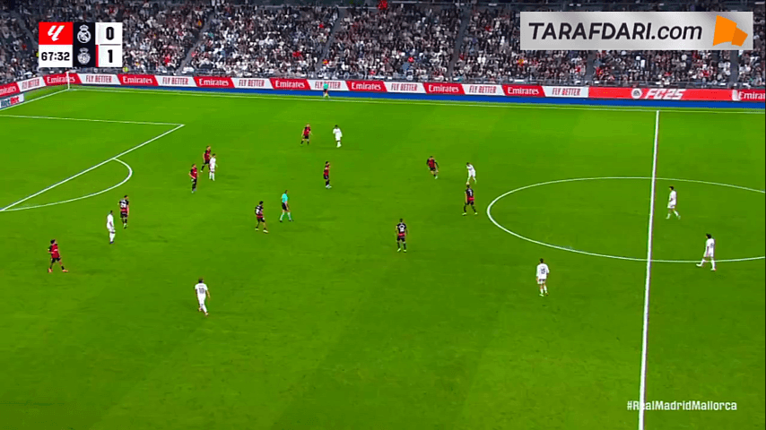 گل زیبای کیلیان امباپه به مایورکا (رئال مادرید 1-1 مایورکا)