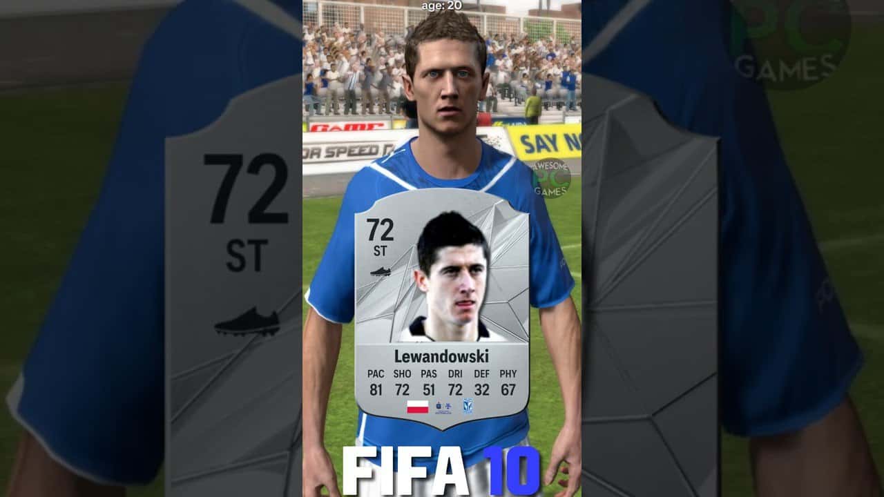 روبرت-لواندوفسکی - FIFA-10، EA-Sports-FC-25، ریتینگ، تغییرات-ظاهری-دورتموند، بایرن-مونیخ، مهاجم، لهستان