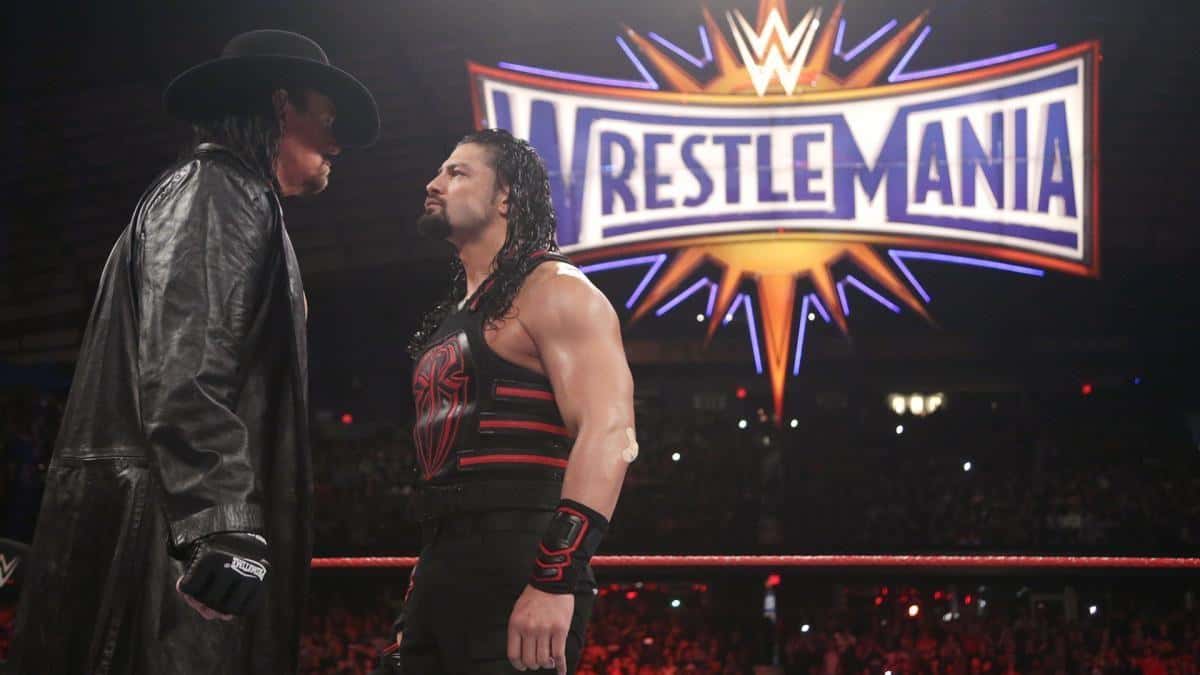 آندرتیکر - رومن-رینز - رسلمنیا-۳۳ - آخرین-شکست - WWE - مسابقه-تاریخی - مین-ایونت - کشتیحرفهای - خداحافظی