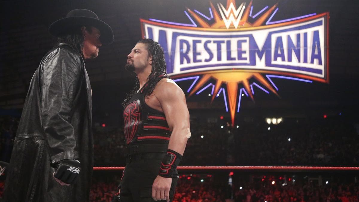 آندرتیکر - رومن-رینز - رسلمنیا-۳۳ - آخرین-شکست - WWE - مسابقه-تاریخی - مین-ایونت - کشتیحرفهای - خداحافظی