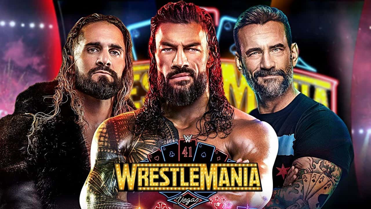 رومن رینز - سث رالینز - سیام پانک - WWE - رسلمنیا ۴۱