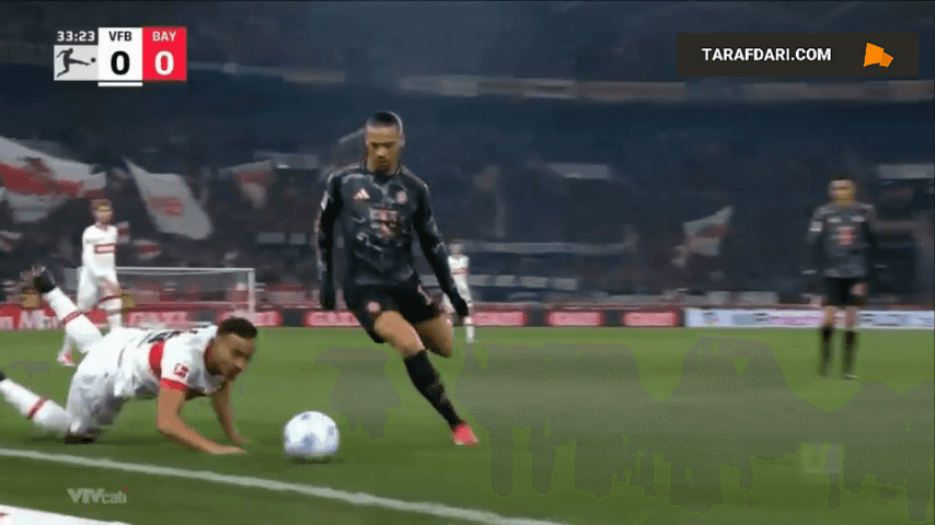 گل دیدنی آنجلو اشتیلر به بایرن مونیخ (اشتوتگارت 1-0 بایرن مونیخ)