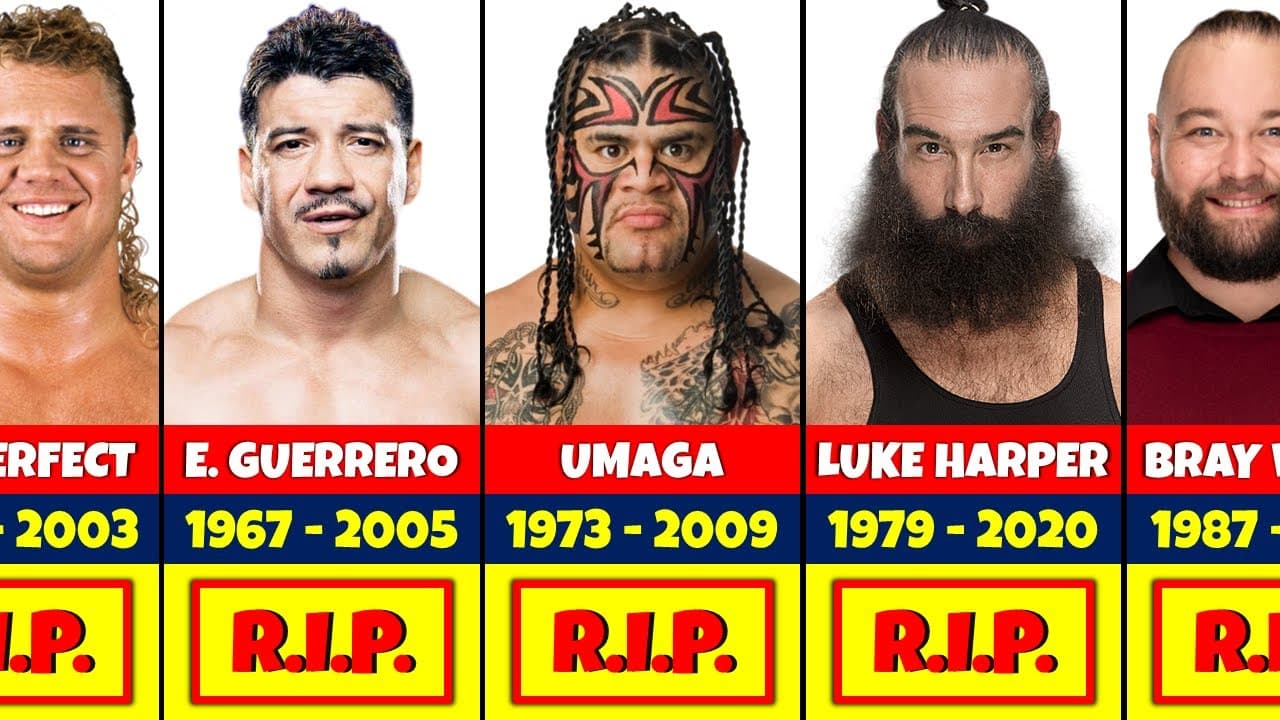 اوون هارت - ادی گوئررو - کریس بنوا - اوماگا - بری وایت - مرگ کشتیگیران - WWE