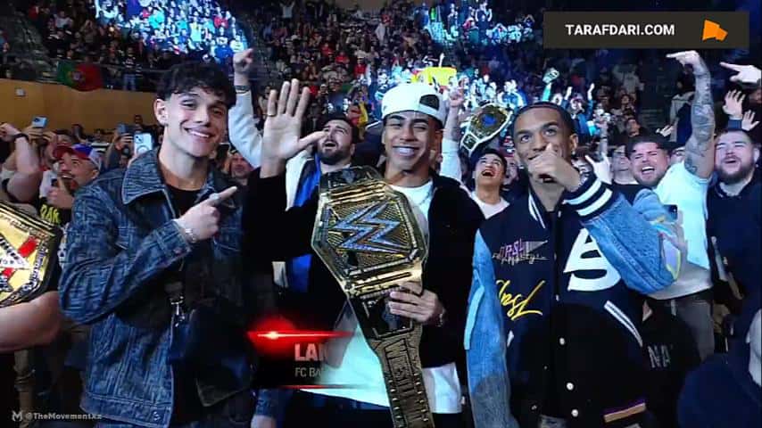 لامین یامال - آلخاندرو بالده - هکتور فورت - WWE اسمکدان - بارسلونا
