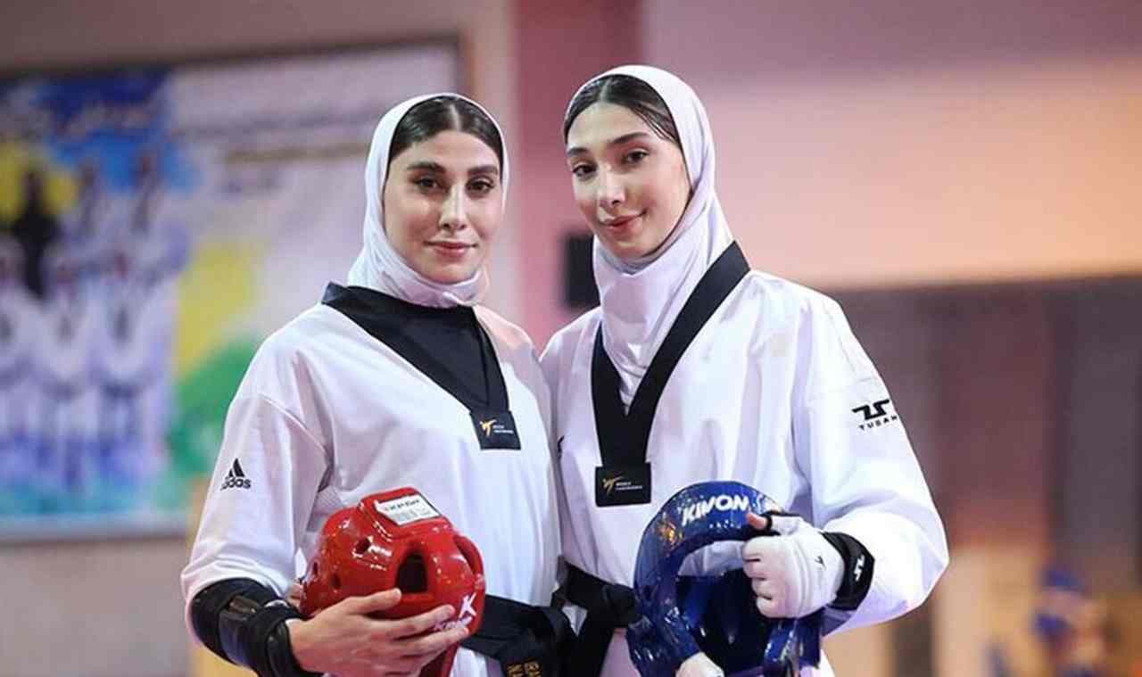 ناهید کیانی- مبینا نعمت زاده- تکواندوی زنان- تیم ملی تکواندو زنان ایران