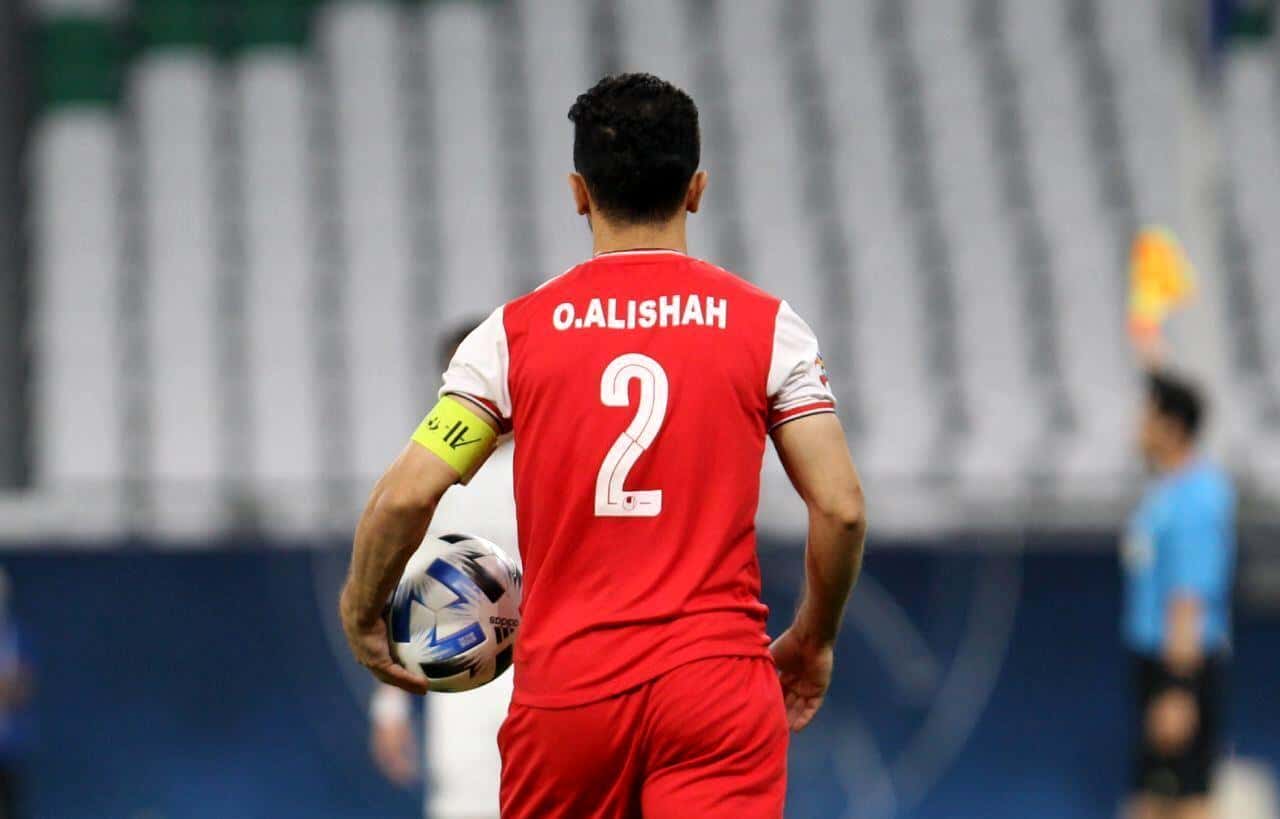 عکس از امید عالیشاه کاپیتان پرسپولیس