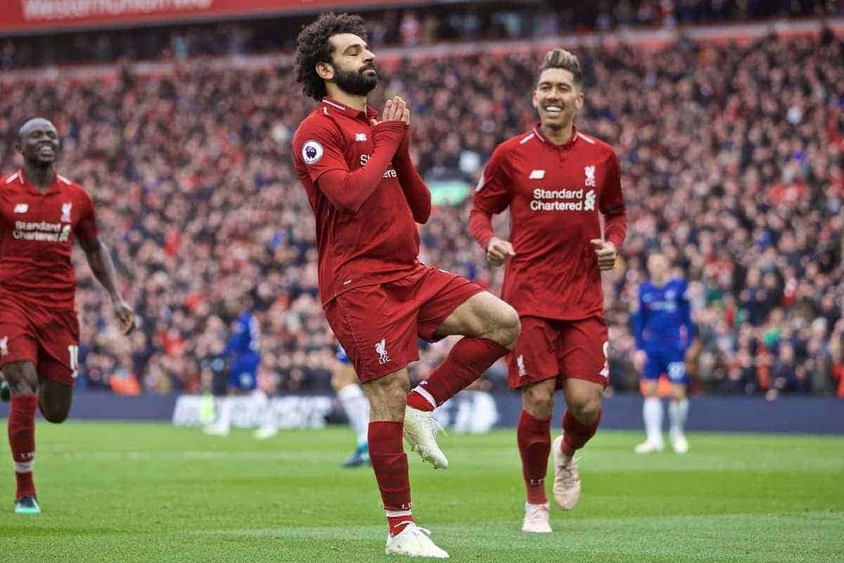 شادی محمد صلاح پس از گلزنی به چلسی