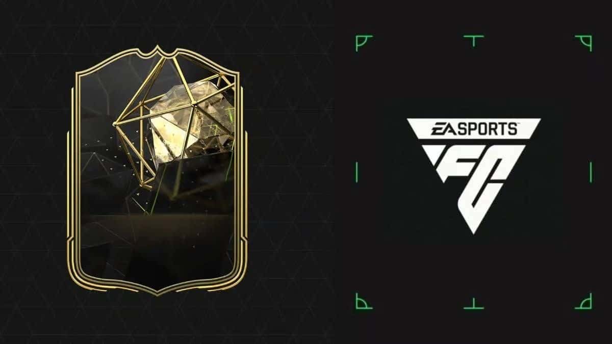 کارت ویژه بهترین بازیکن هفته در کنار لوگوی EA Sports