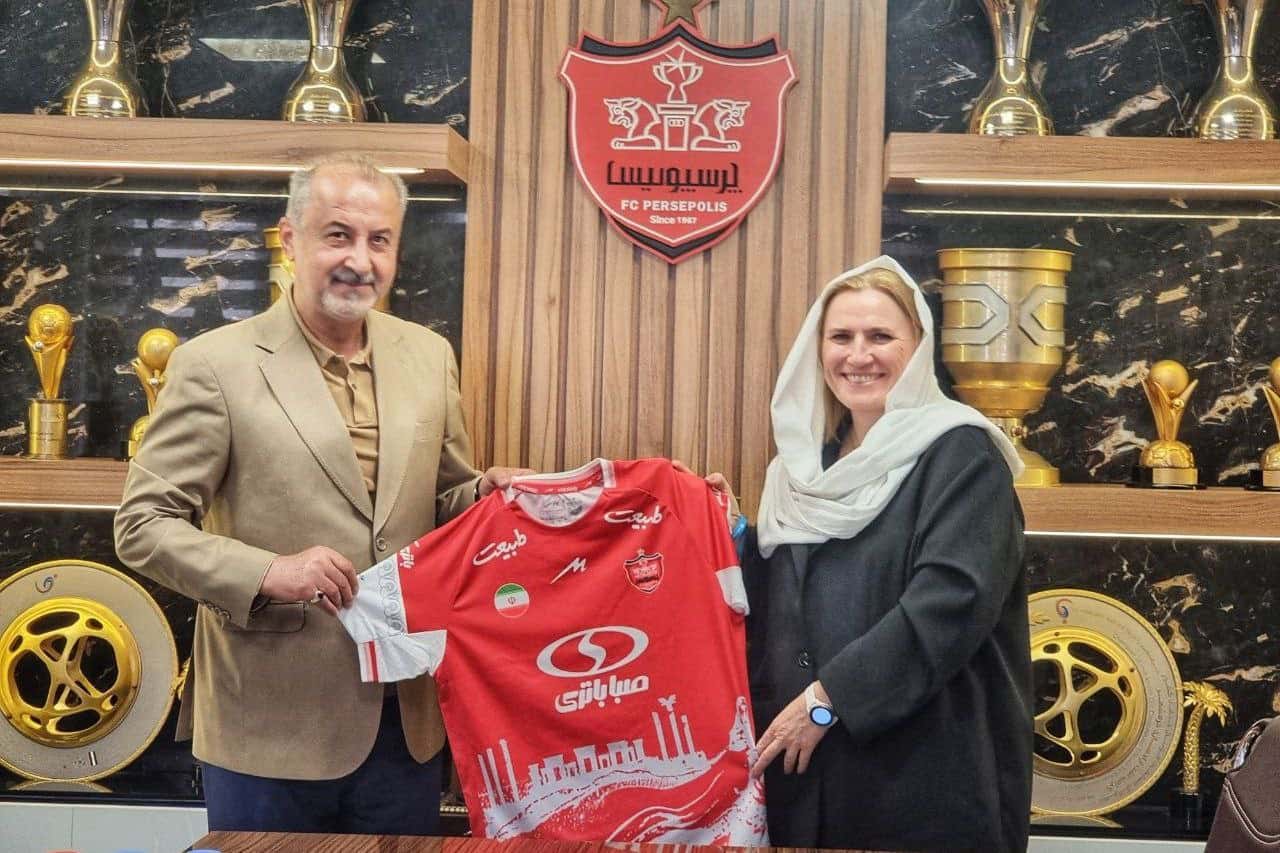 رضا درویش-مونیکا نیلسن-پرسپولیس-یونیسف