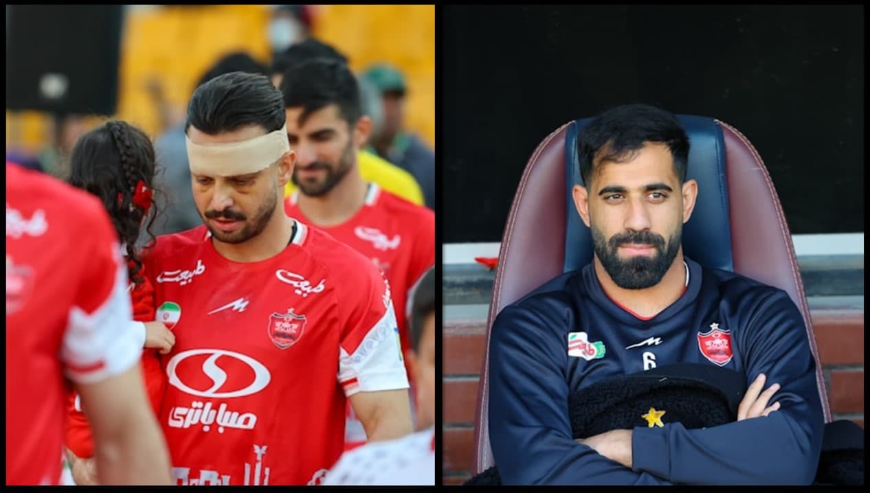 محمدحسین کنعانی زادگان و سروش رفیعی پیش از بازی پرسپولیس و سپاهان