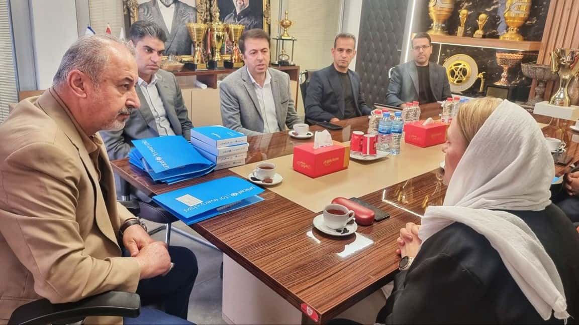 رضا درویش مدیرعامل پرسپولیس در حضور هیئت مدیره باشگاه پرسپولیس - لیگ برتر ایران - لیگ نخبگان آسیا