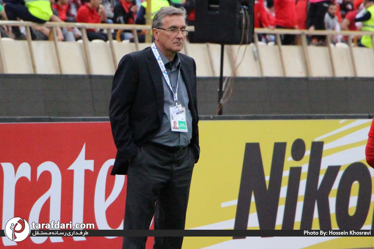 پرسپولیس تهران - سرمربی پرسپولیس - لیگ برتر ایران - عکس اختصاصی طرفداری