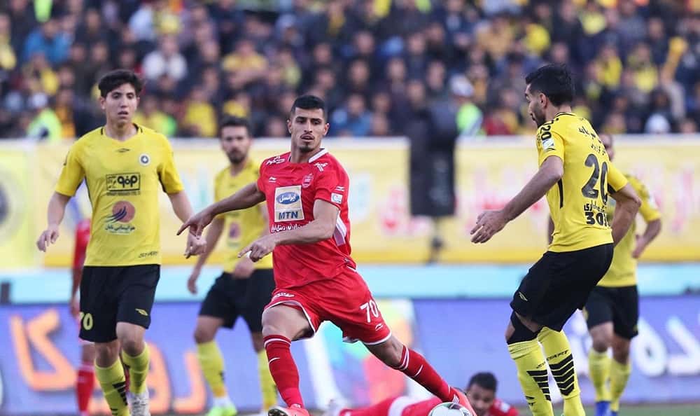 خلاصه بازی سپاهان 1-1 پرسپولیس (لیگ برتر ایران 97/98)