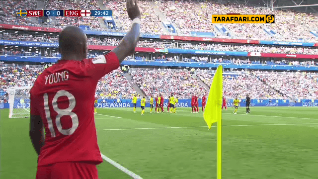 گل هری مگوایر به سوئد (انگلیس 1-0 سوئد)