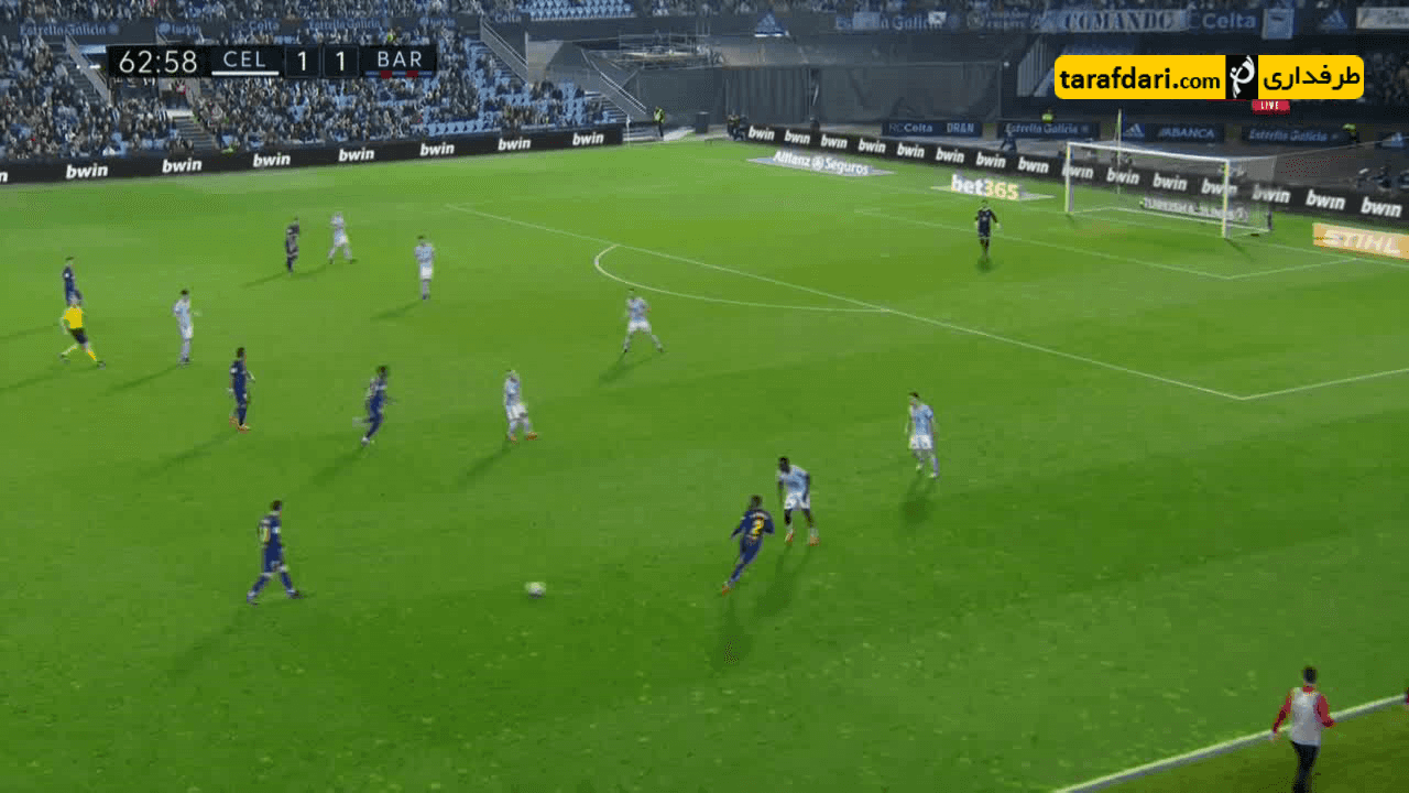 گل پائولینیو به سلتاویگو (سلتاویگو 1-2 بارسلونا)