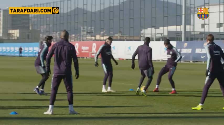تمرینات بارسلونا-بارسلونا-لالیگا-barcelona-laliga