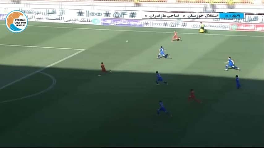 خلاصه بازی استقلال خوزستان 1-1 نساجی مازندران (لیگ برتر ایران - 1397/98)