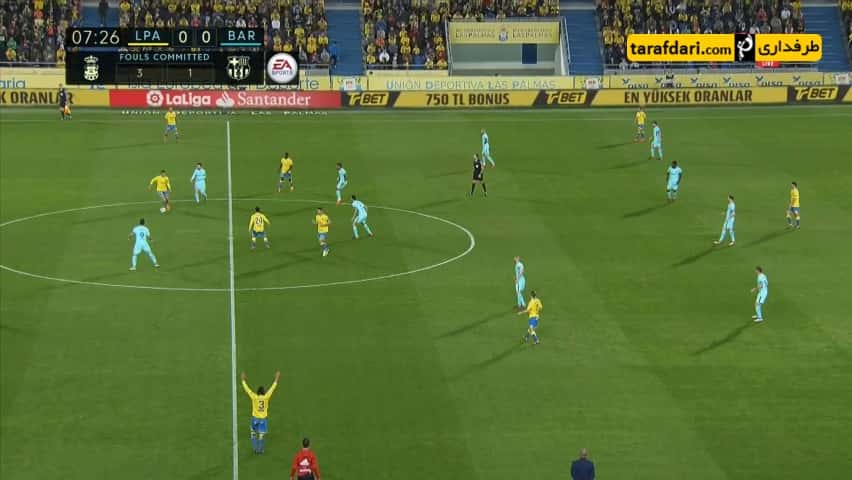 خلاصه HD - لاس پالماس 1-1 بارسلونا - لیونل مسی