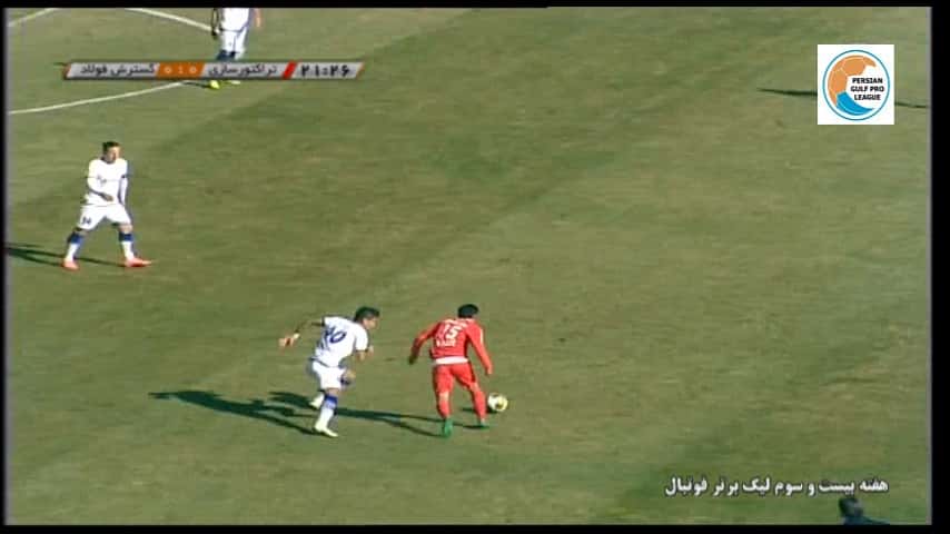 خلاصه بازی - تراکتورسازی 2-1 گسترش فولاد - مهدی کیانی