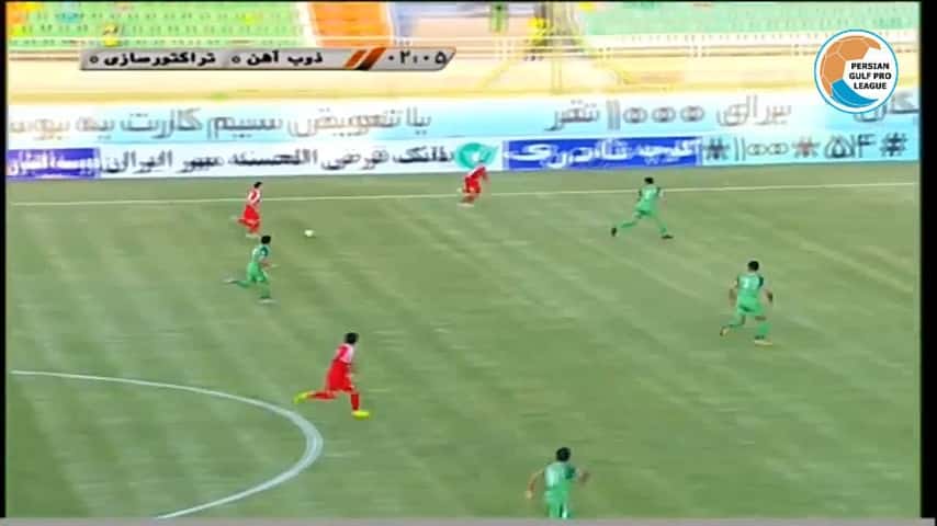 خلاصه بازی ذوب آهن 2-0 تراکتورسازی (لیگ برتر ایران - 1397/98)