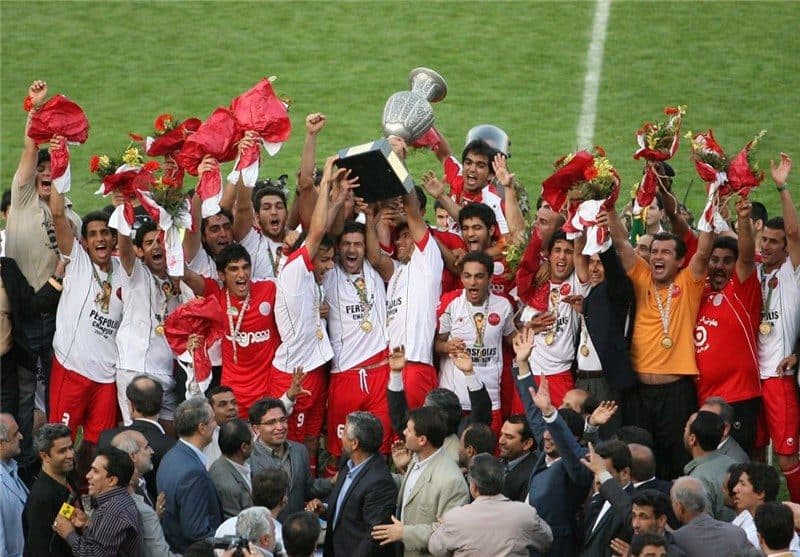 بازیکنان پرسپولیس-جشن قهرمانی پرسپولیس-لیگ برتر-ایران-iran-football