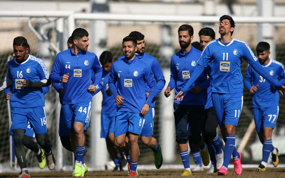 لیگ برتر-استقلال تهران-تمرین استقلال