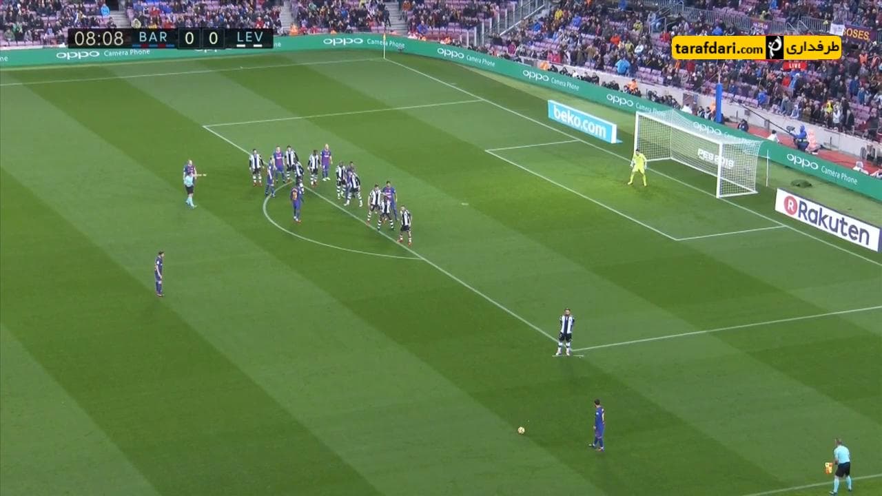 گل ها و خلاصه HD بازی بارسلونا 3-0 لوانته