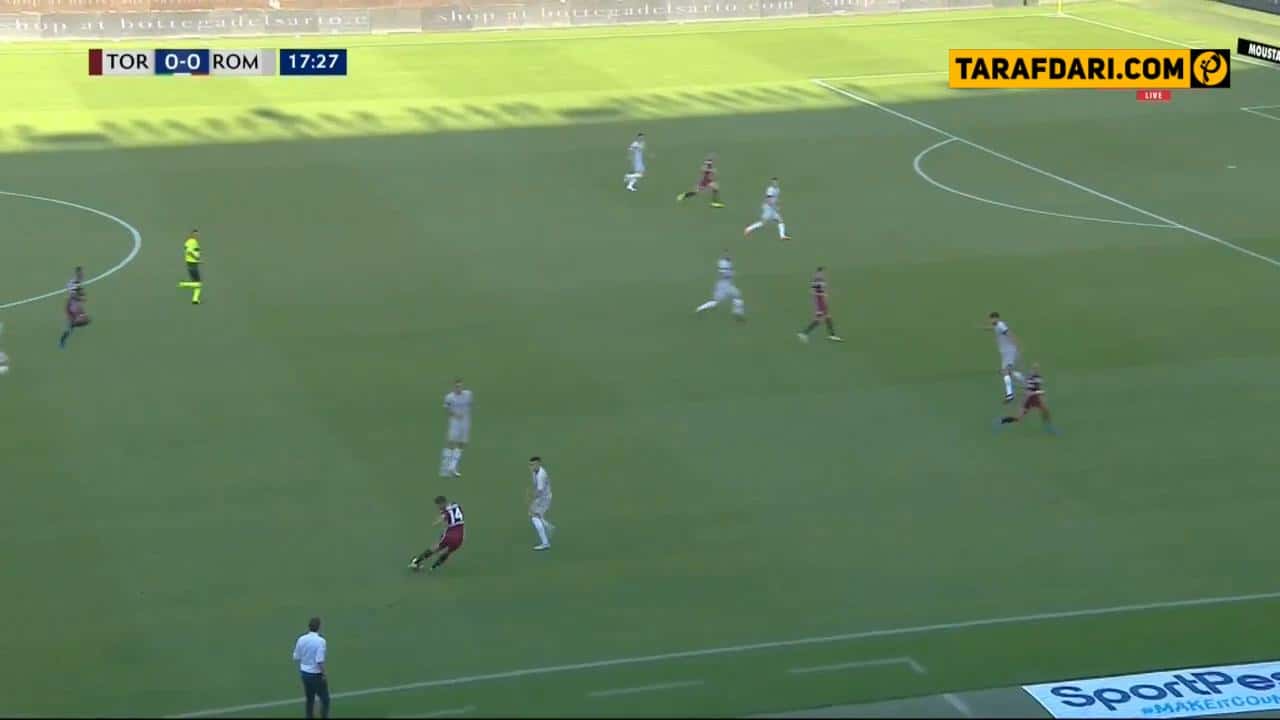 خلاصه بازی تورینو 0-1 آ اس رم (سری آ- 2018/19)