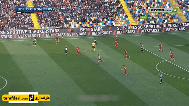 خلاصه بازی اودینزه 0-2 آاس رم