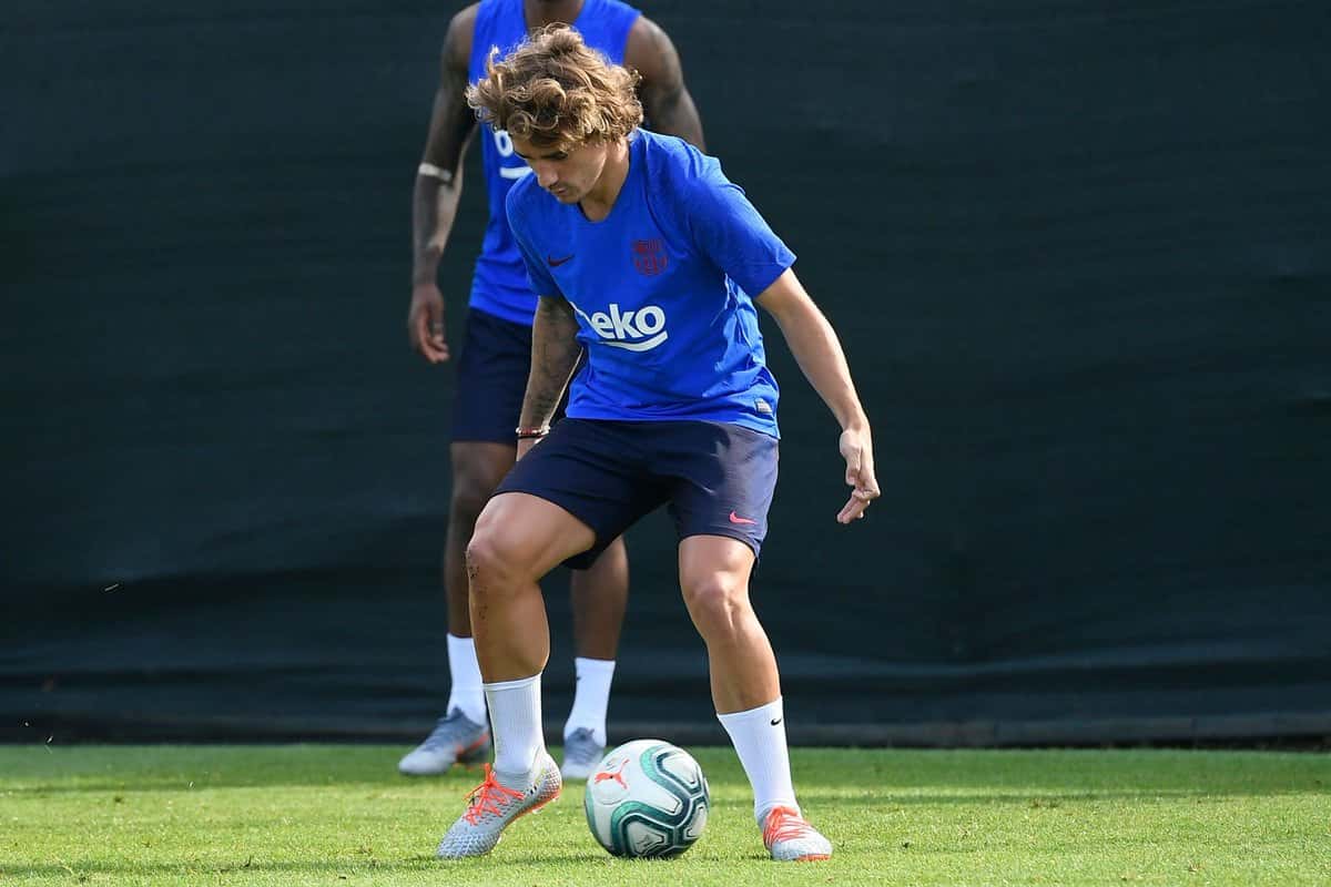 barcelona-بارسلونا-مهاجم-فرانسه-تمرینات