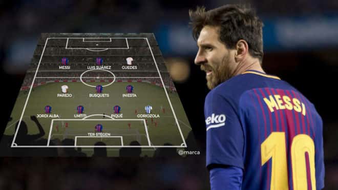 تیم منتخب نیم فصل لالیگا - مهاجم آرژانتینی بارسلونا