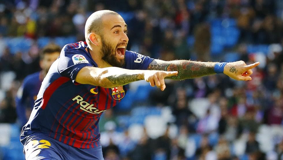 وینگر اسپانیایی بارسلونا - بارسلونا - لالیگا - aleix vidal