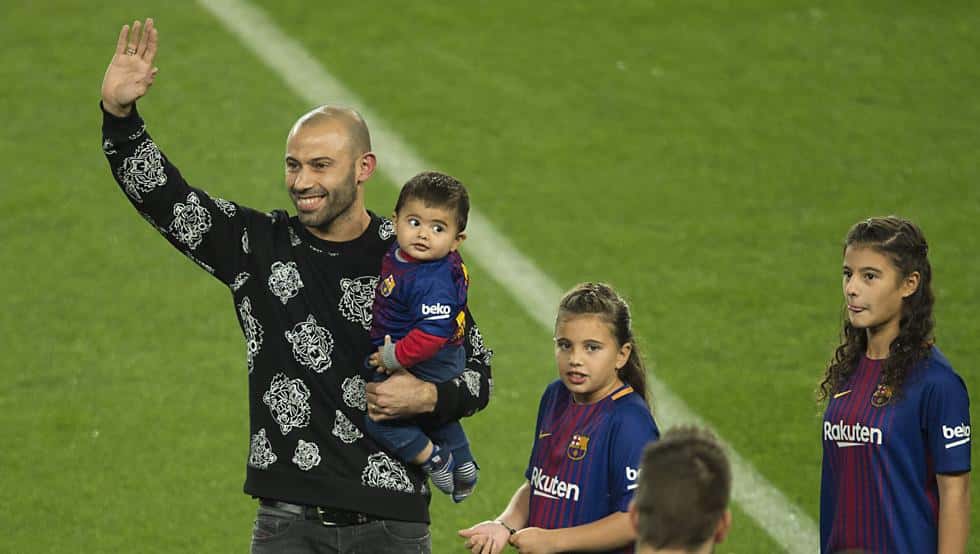 Javier Mascherano - مدافع آرژانتینی بارسلونا - بارسلونا - خداحافظی ماسکرانو