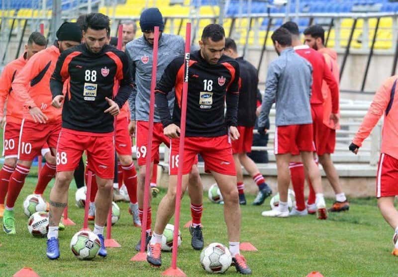 فوتبال ایران-لیگ برتر-تمرینات پرسپولیس