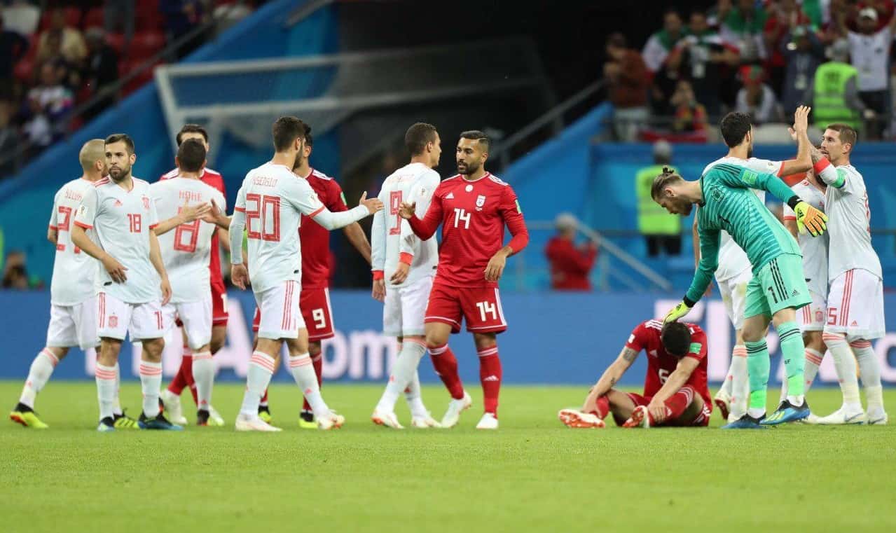 تیم ملی ایران-تیم ملی اسپانیا-جام جهانی 2018