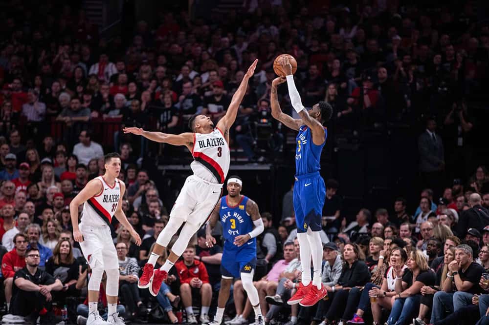 بسکتبال NBA - پلیآف NBA - پورتلند تریل بلیزرز - دنور ناکتس