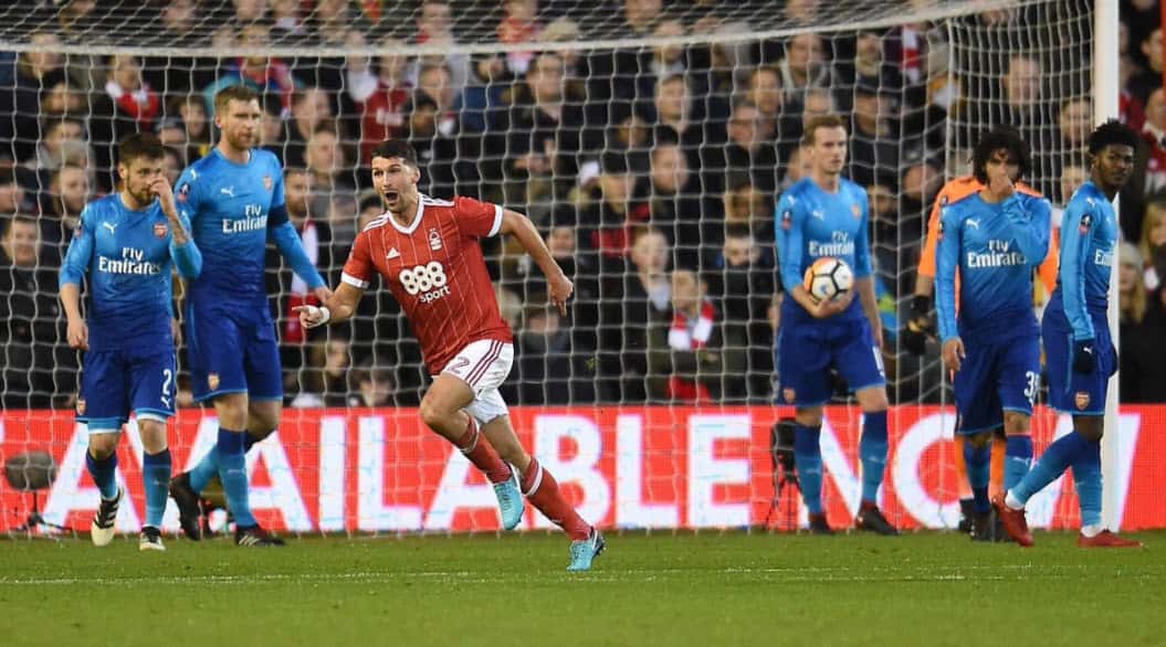 آرسنال - جام حذفی انگلیس - ناتینگهام فارست - آرسن ونگر - حذف آرسنال - FA Cup