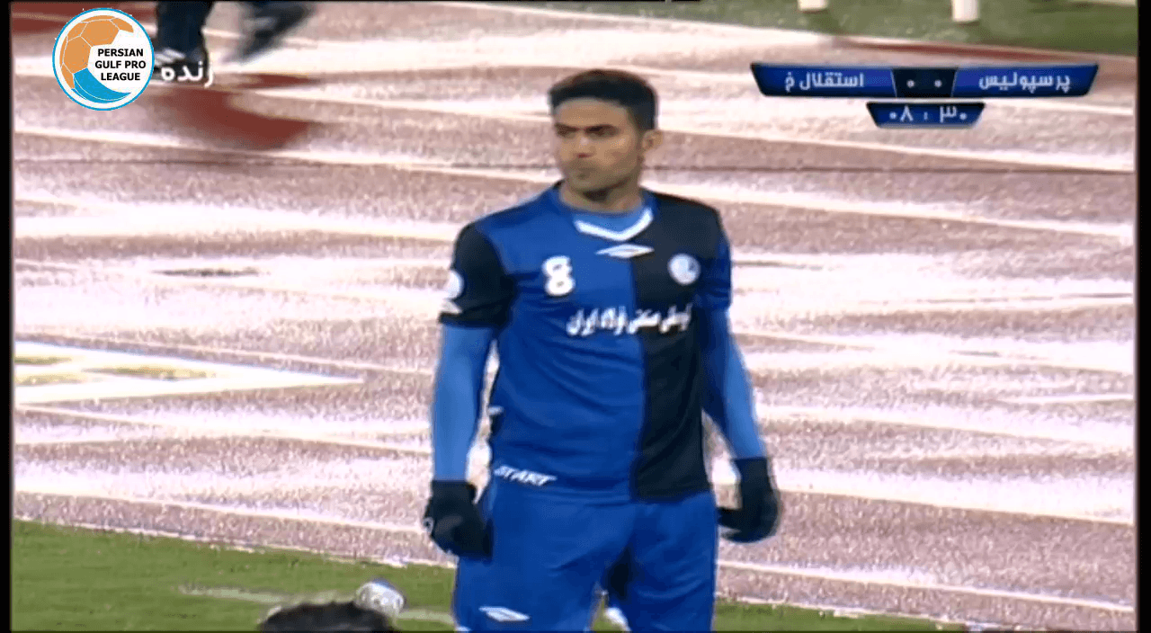 گل بازی پرسپولیس 1 - 0 استقلال خوزستان