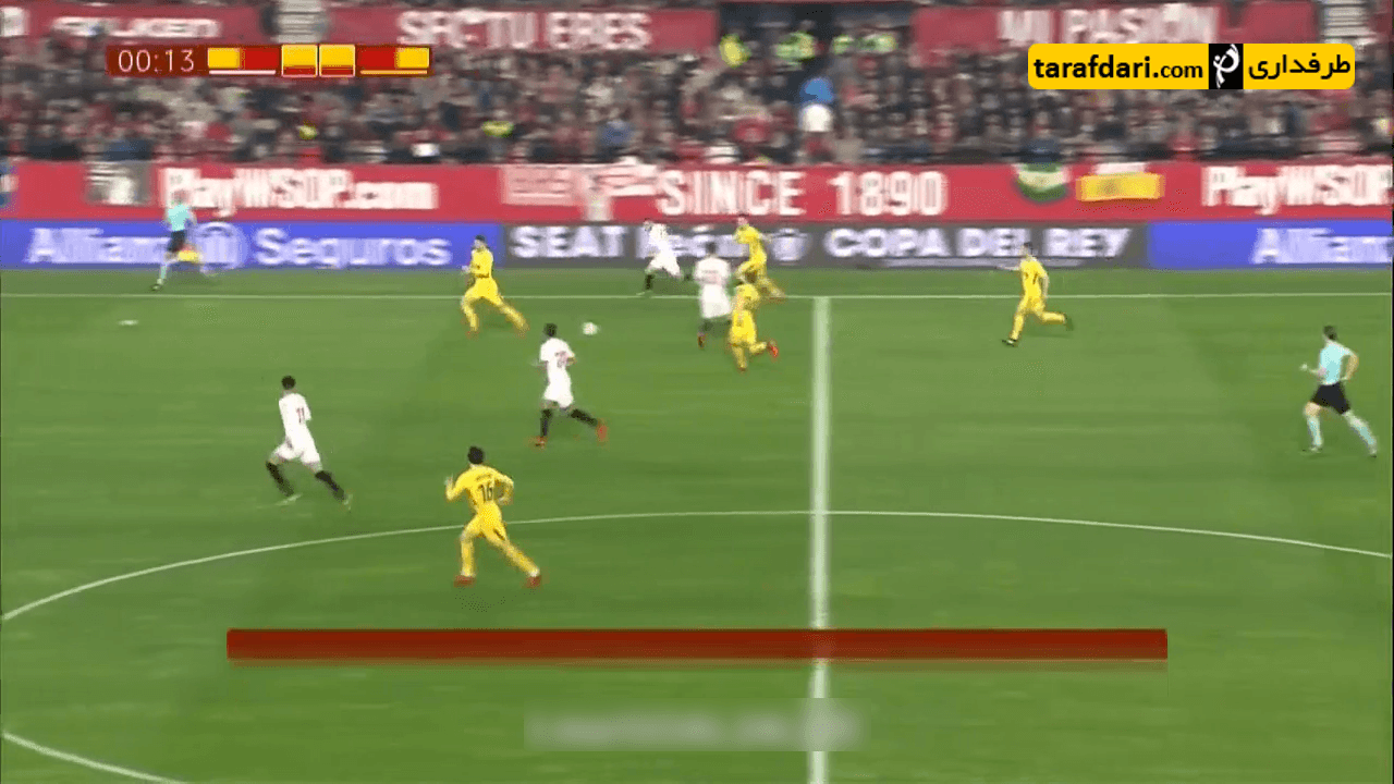 گل های بازی سویا 3-1 اتلتیکو مادرید