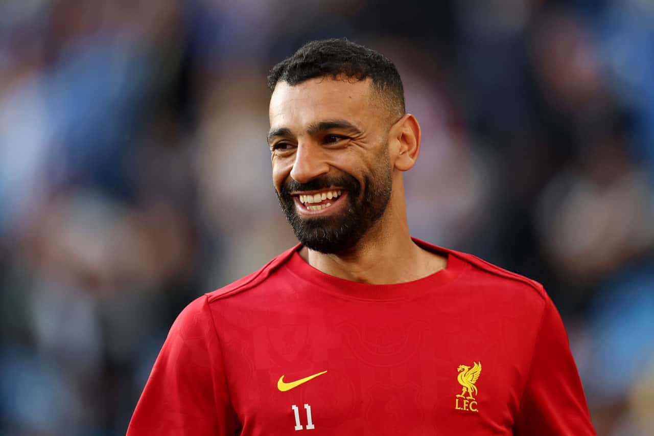 لبخند محمد صلاح در لباس لیورپول