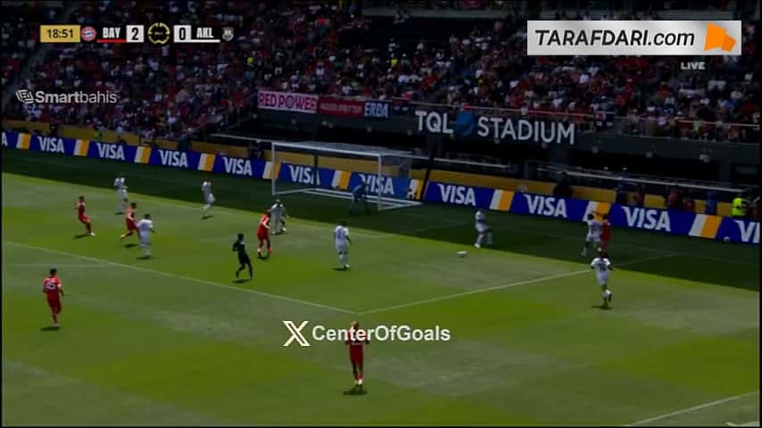 گل مایکل اولیسه به اوکلند سیتی (بایرن مونیخ 3-0 اوکلند سیتی)