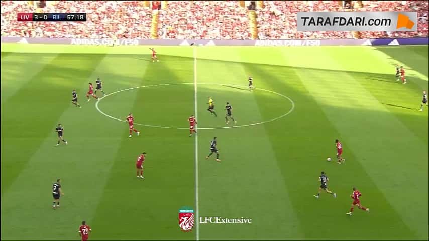 گل هاروی الیوت به بیلبائو (لیورپول 4-0 اتلتیک بیلبائو)