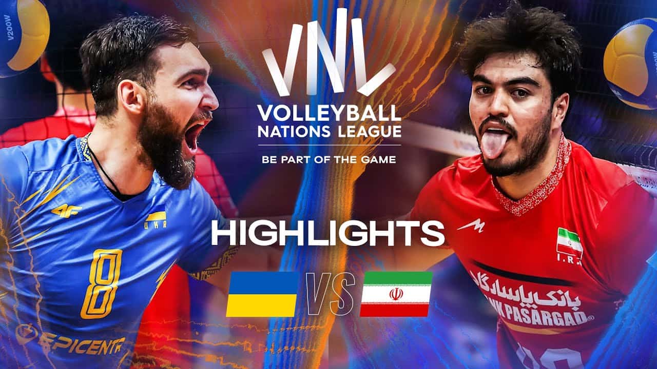 اولین برد ایران دشت شد؛ خلاصه بازی اوکراین 2-3 ایران (لیگ ملتهای والیبال - 2025)