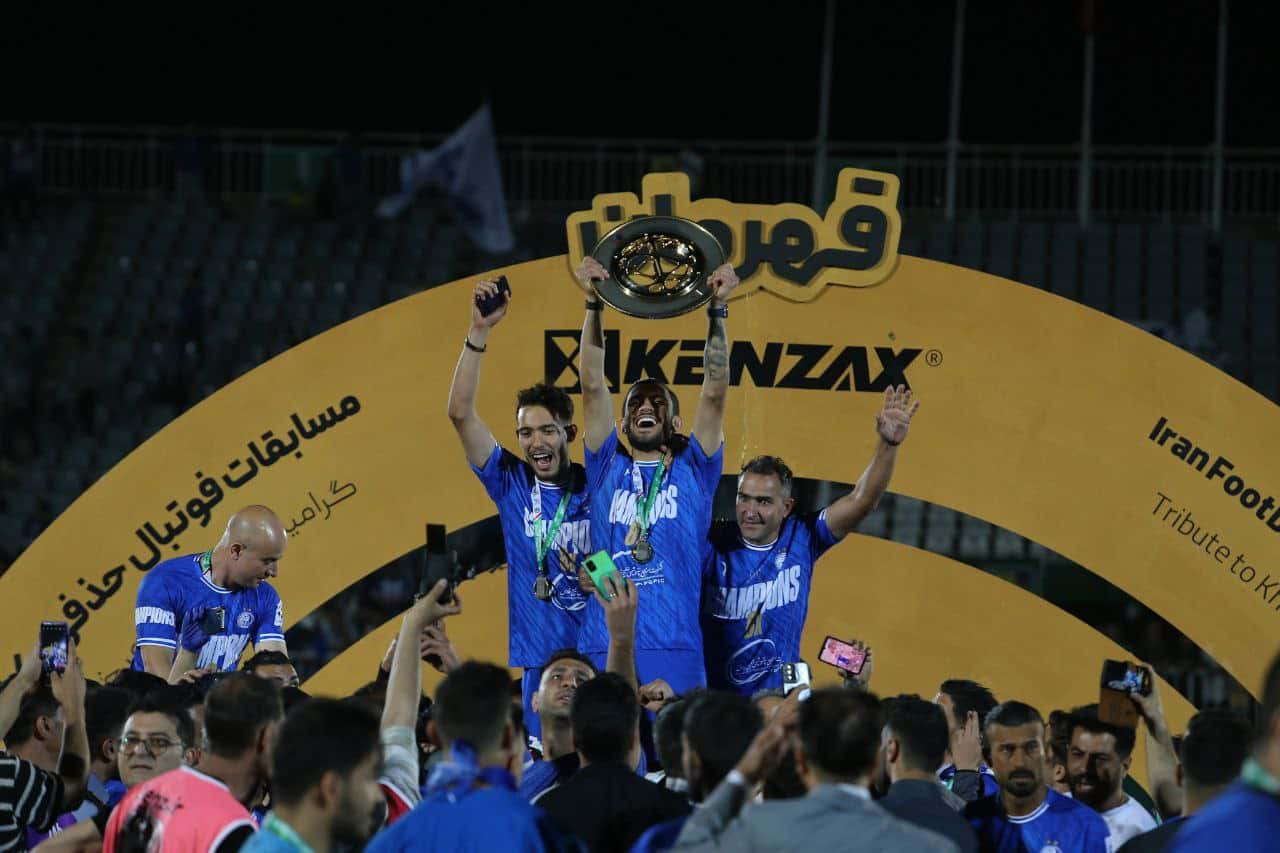 استقلال - لیگ برتر فوتبال ایران - جشن قهرمانی جام حذفی
