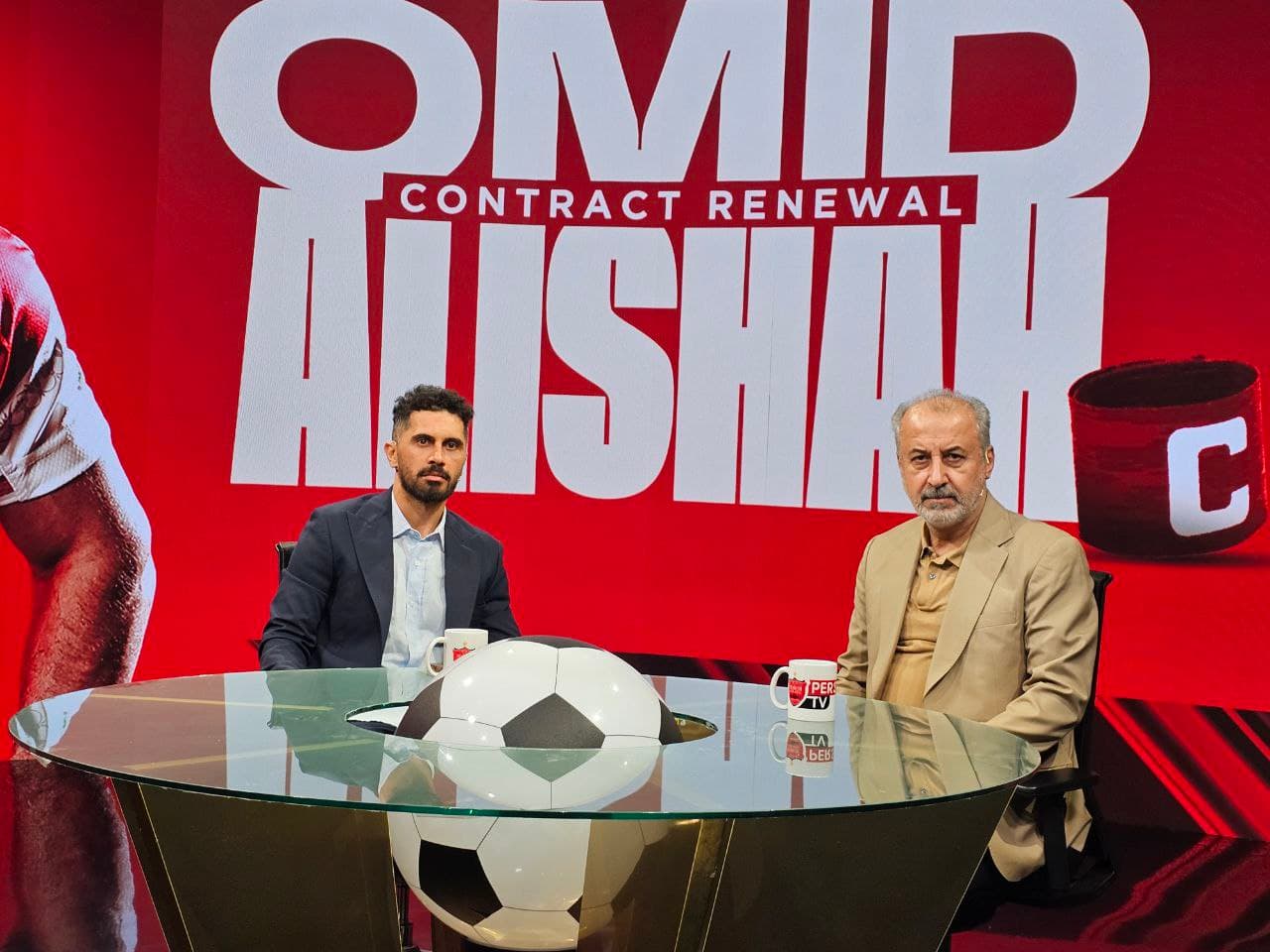 امید عالیشاه - رضا درویش - پرسپولیس - لیگ برتر فوتبال ایران