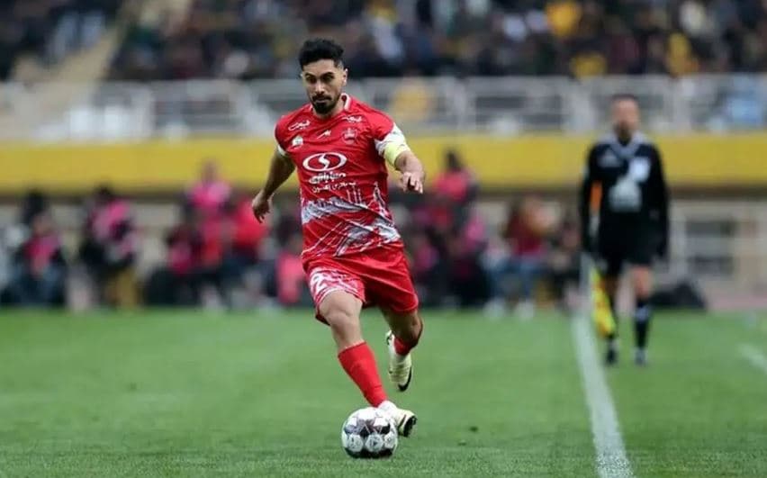 امید عالیشاه بازیکن تیم پرسپولیس