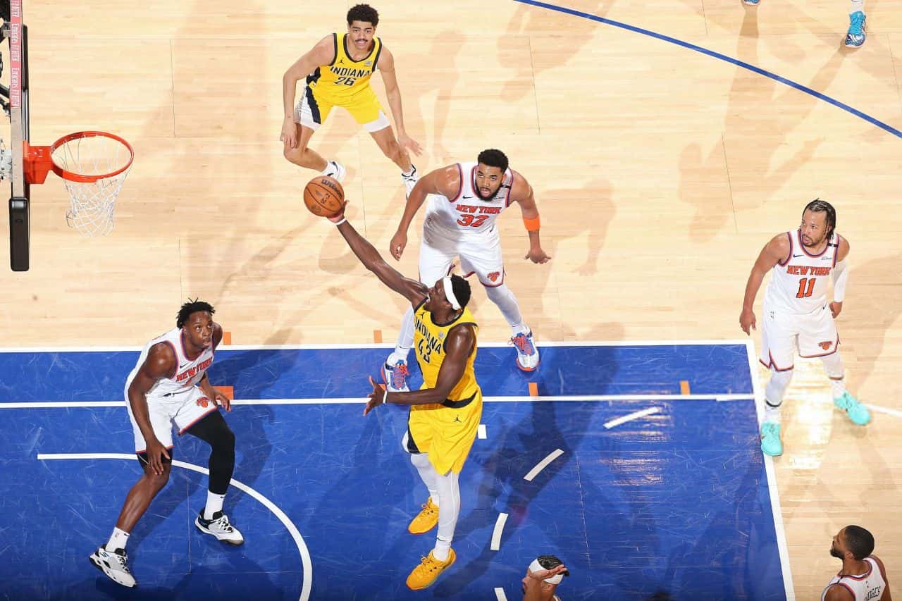بسکتبال NBA ـ بازی دوم فینال کنفرانس شرق - نیویورک نیکس و ایندیانا پیسرز