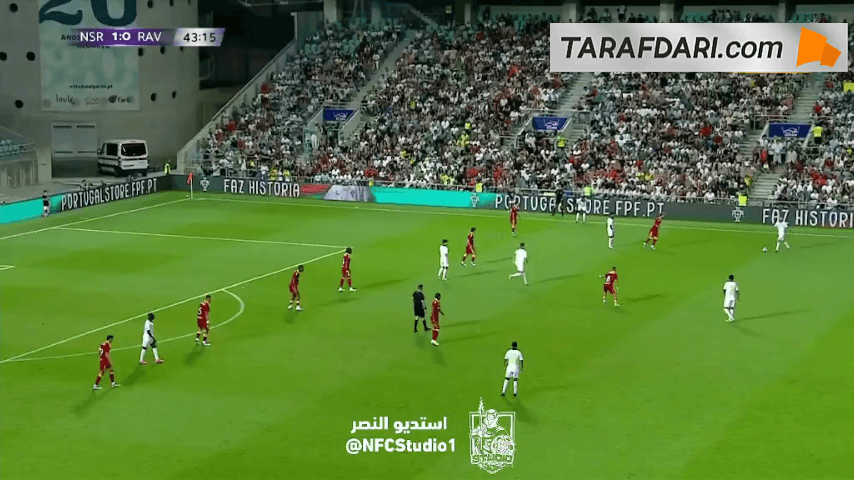 گل کریستیانو رونالدو در بازی دوستانه النصر مقابل ریو آوه