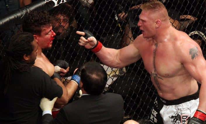 براک لزنر - فرانک میر - UFC 100