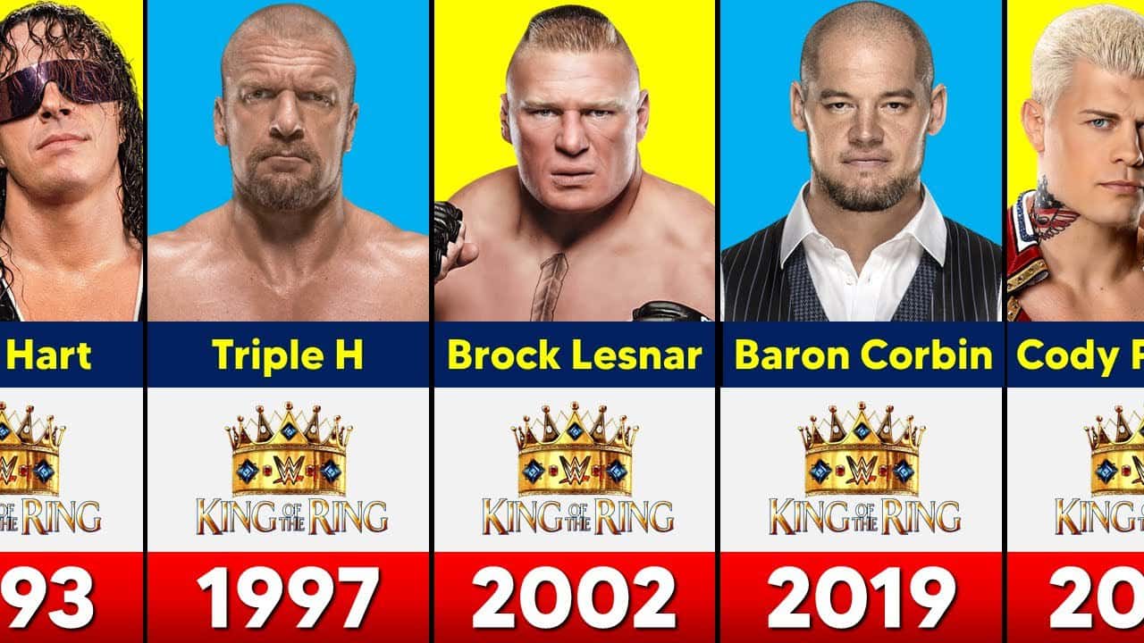 کشتی گیران WWE - براک لزنر - تریپل اچ - کودی رودز - برت هارت